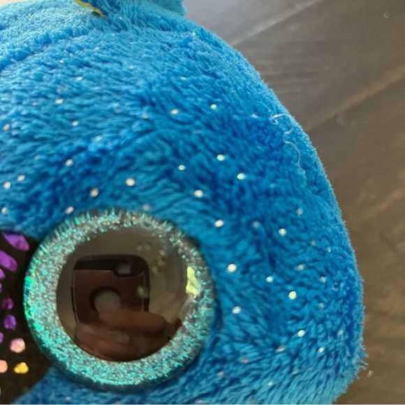3/$18 - Ty Beanie Boos | Aqua the blue fish stuffed animal - Picture 6 of 6